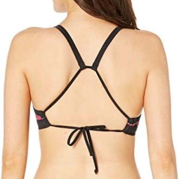 Body Glove for Victoria’s Secret 2019 Neon Floral Drew Back Tie Swim Top in D - Picture 5 of 10